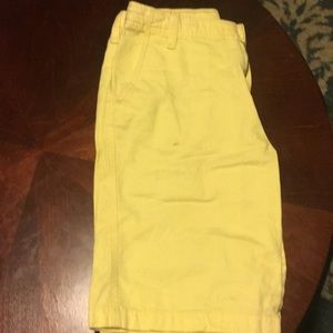 Red camel medium sized shorts yellow in color